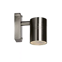 ARNE-LED outdoor wall spotlight LED GU10 1x5W satin chrome (Lucide)