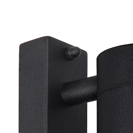 ARNE-LED outdoor wall spotlight 1xGU10 black (Lucide)