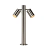 ARNE-LED outdoor bollard 2xGU10 Satin Chrome (Lucide)