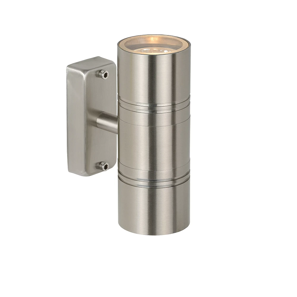 ARNE-LED outdoor wall light 2xGU10 Satin Chrome (Lucide)