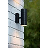 ARNE-LED outdoor wall spotlight 2xGU10 Black (Lucide)