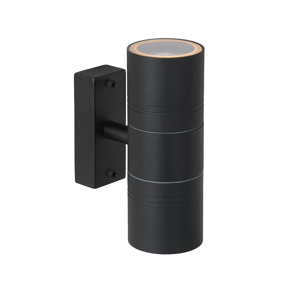 ARNE-LED outdoor wall spotlight 2xGU10 Black (Lucide)