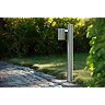 ARNE-LED outdoor bollard 1xGU10 Satin Chrome (Lucide)