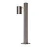 ARNE-LED outdoor bollard 1xGU10 Satin Chrome (Lucide)