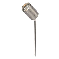 ARNE-LED garden spotlight LED GU10 1x5W satin chrome (Lucide)