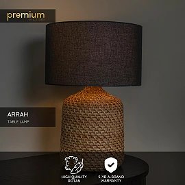 ARRAH table lamp E27 natural (Lucide)