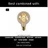 ARTHUR Flush ceiling light 25 cm 1xE27 black / copper (Lucide)