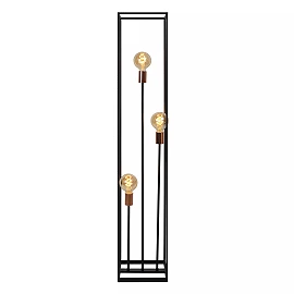 ARTHUR Floor lamp 141x26 cm 3xE27 black (Lucide)