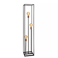 ARTHUR Floor lamp 141x26 cm 3xE27 black (Lucide)