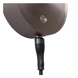 ASJA rechargeable LED wall reading light 3 W 2700 K grey iron (Lucide)