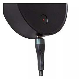 ASJA rechargeable LED wall reading light 3 W 2700 K black (Lucide)