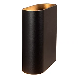 ATILA outdoor wall light LED 2x5W 2700K black (Lucide)