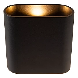 ATILA outdoor wall light LED 2x5W 2700K black (Lucide)