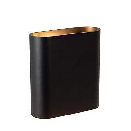 ATILA outdoor wall light LED 2x5W 2700K black (Lucide)