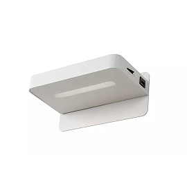 ATKIN sienas/nakts LED lampa 6 W 3000K USB balta (Lucide)