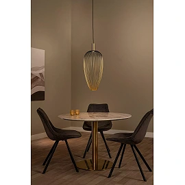 AURELIE piekaramā lampa Ø30 cm 1 x GU10 MR11 zelta (Lucide)