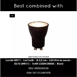 AURELIE piekaramā lampa Ø30 cm 1 x GU10 MR11 zelta (Lucide)
