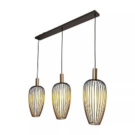 AURELIE piekaramā lampa 3 x GU10 MR11 zelta (Lucide)