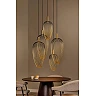 AURELIE pendant light 5 x GU10 MR11 gold for high ceilings (Lucide)