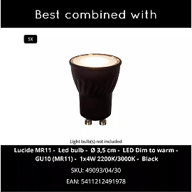 AURELIE piekaramā lampa 5 x GU10 MR11 zelta augstiem griestiem (Lucide)
