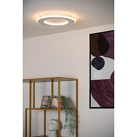 AXELLE round LED ceiling light 24 W 2700 K white (Lucide)