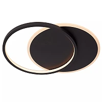 AXELLE round LED ceiling light 24 W 2700 K black (Lucide)