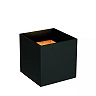 AXI Bathroom wall spotlight 2x7W Integrated LED IP54 Black (Lucide)