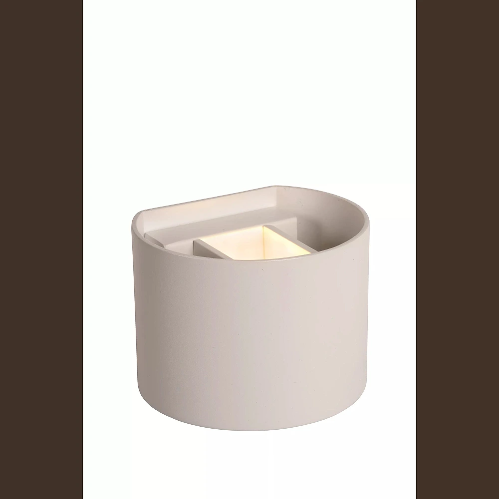 AXI bathroom LED wall spotlight 2 x 3,5 W 2700K IP54 white (Lucide)