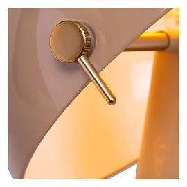 BARONE table lamp Ø 38 cm 1xE27 Taupe (Lucide)