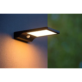BASIC outdoor wall light LED 1x3W 2700K black (Lucide)