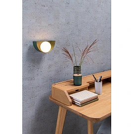 BENNI Wall light 1xG9 green (Lucide)