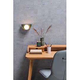 BENNI Wall light 1xG9 green (Lucide)