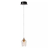 BERLIANE Pendant light LED dim 1x4W 2700K Transparent (Lucide)
