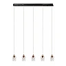 BERLIANE Pendant light LED dim 5x4W 2700K Transparent (Lucide)