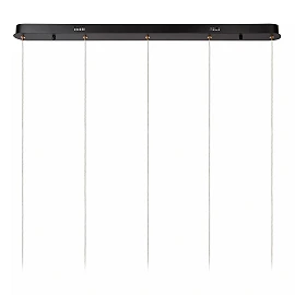 BERLIANE Pendant light LED dim 5x4W 2700K Transparent (Lucide)