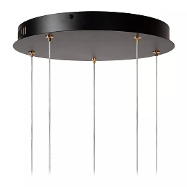 BERLIANE Pendant light LED dim 5x4W 2700K Transparent (Lucide)