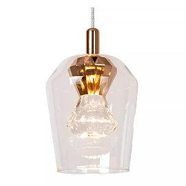 BERLIANE Pendant light LED dim 7x4W 2700K Transparent (Lucide)
