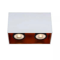 BIDO griestu prožektors 16,6x8,3 cm 2xGU10 balta (Lucide)