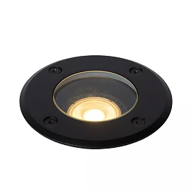 BILTIN Deck light Indoor/Outdoor 1x35W GU10 IP67 Black (Lucide)