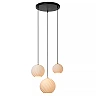 BINA pendant light Ø40 cm 3 x E27 white porcelain (Lucide)