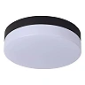 BISKIT bathroom ceiling light with microwave motion sensor, integrated LED, 12 W, 700 lm, 2700 K, black (Lucide)