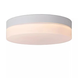 BISKIT bathroom ceiling light with microwave motion sensor, integrated LED, 12 W, 700 lm, 2700 K, white (Lucide)