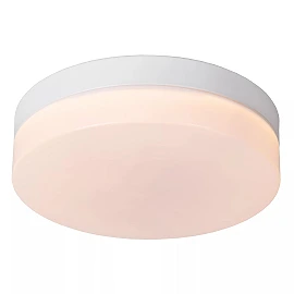 BISKIT bathroom ceiling light with microwave motion sensor, integrated LED, 12 W, 700 lm, 2700 K, white (Lucide)