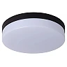 BISKIT bathroom ceiling light with microwave motion sensor, integrated LED, 18 W, 1150 lm, 2700 K, black (Lucide)