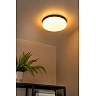 BISKIT bathroom ceiling light with microwave motion sensor, integrated LED, 24 W, 1550 lm, 2700 K, black (Lucide)