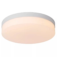 BISKIT vannas istabas griestu lampa ar mikroviļņu kustības sensoru, integrēts LED, 24 W, 1550 lm, 2700 K, balta (Lucide)