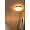 BISKIT bathroom ceiling light with microwave motion sensor, integrated LED, 36 W, 2200 lm, 2700 K, black (Lucide)