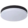 BISKIT bathroom ceiling light with microwave motion sensor, integrated LED, 36 W, 2200 lm, 2700 K, black (Lucide)