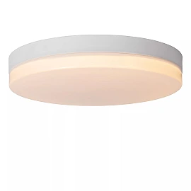 BISKIT vannas istabas griestu lampa ar mikroviļņu kustības sensoru, integrēts LED, 36 W, 2200 lm, 2700 K, balta (Lucide)
