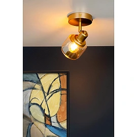 BJORN Ceiling spotlight 1xE14 matt gold / brass (Lucide)
